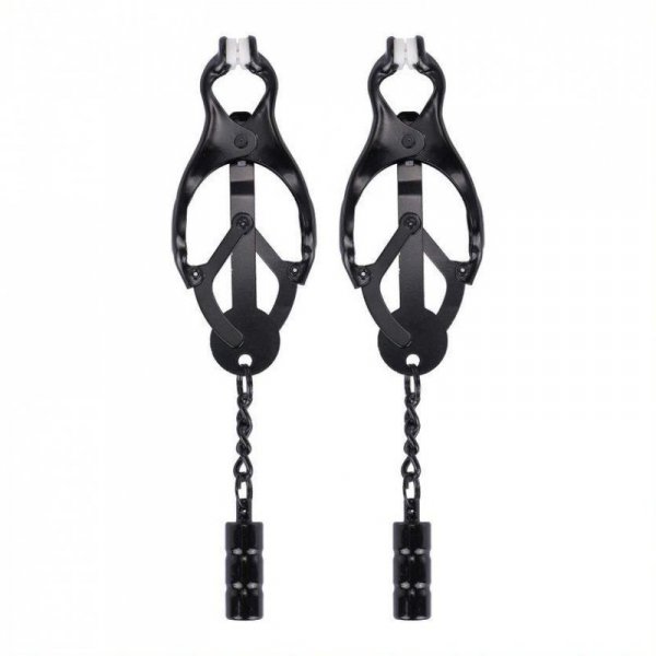 Me You Us Clover Nipple Clamp Black