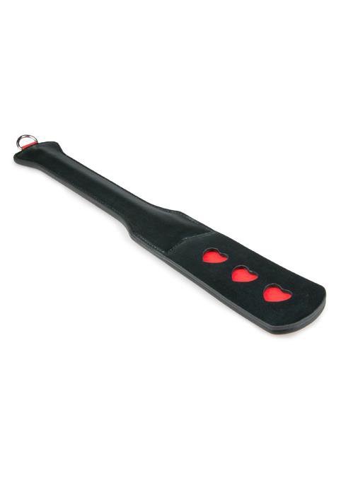 Pejcz-Long Leather Paddle With Heart