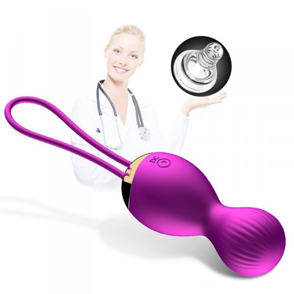 Kulki-Vibrating Silicone Kegel Balls USB 7 Function