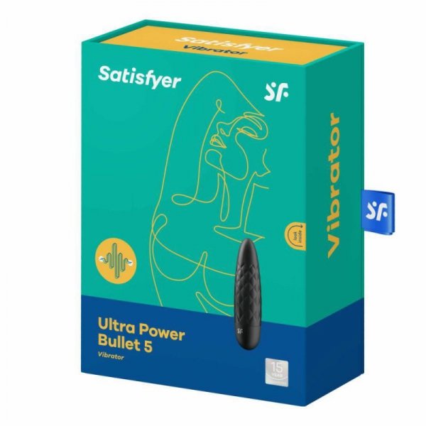 Satisfyer Stymulator-Ultra Power Bullet 5 - wibrator (czarny)