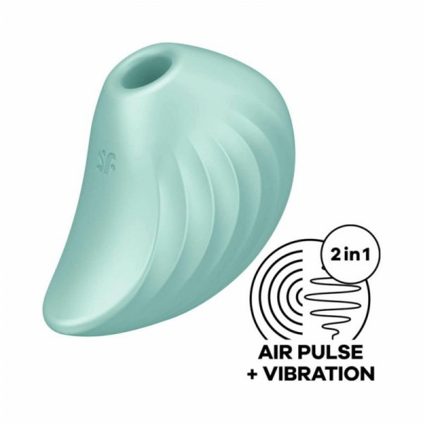 Satisfyer Stymulator-Pearl Diver (Mint) - masażer łechtaczki (zielony)