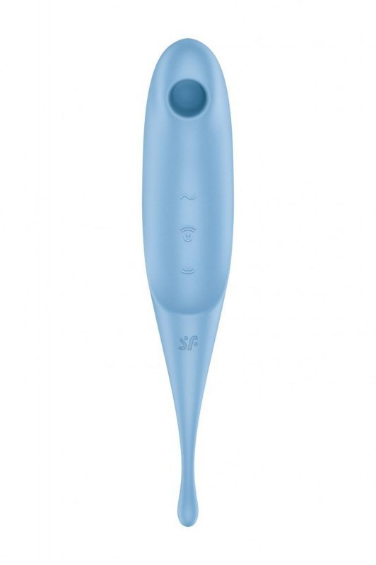 Satisfyer Twirling Pro blue - masażer łechtaczki (niebieski)