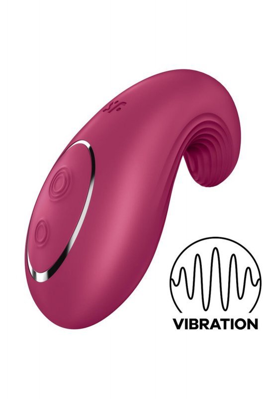 Satisfyer Dipping Delight berry - masażer łechtaczki (czerwony)