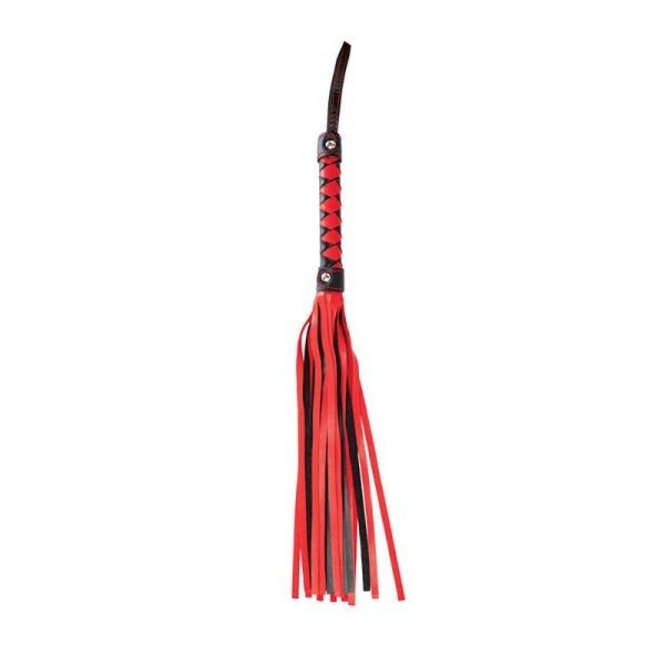 Black & red flogger