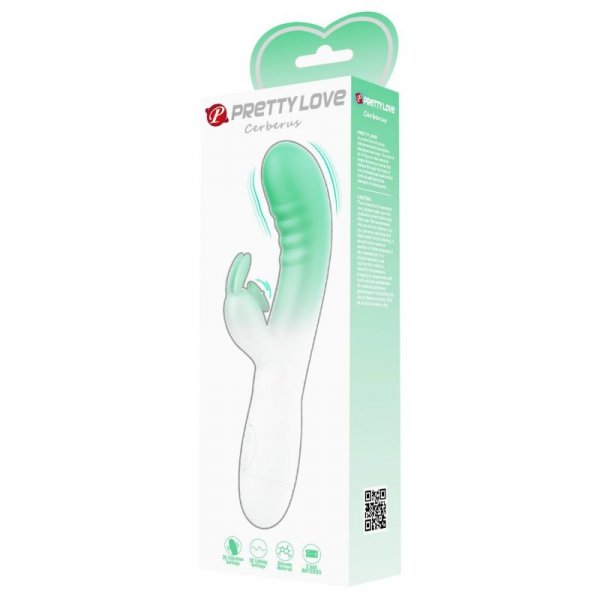 PRETTY LOVE - Cerberus, 30 vibration functions 30 licking settings, Silicone ABS, USB rechargeable