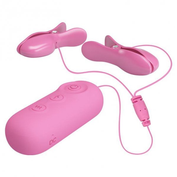 PRETTY LOVE -NIPPLE CLIP, 7 vibration functions 3 electric shock functions