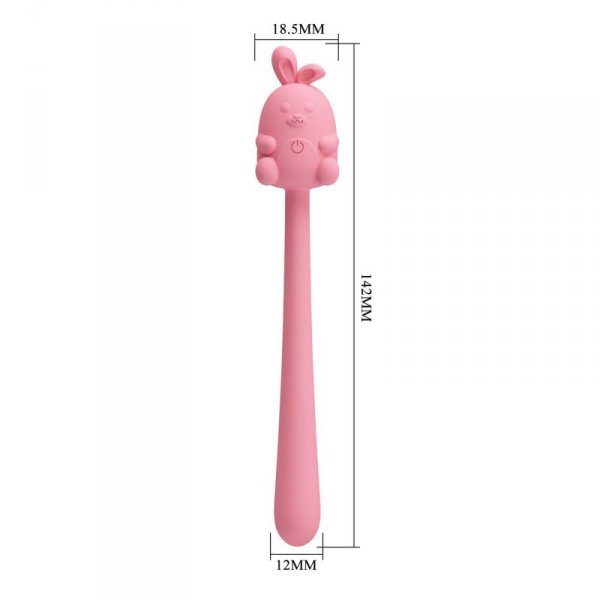 CUTE BUNNY, Flirting Stick, 7 vibration functions, Magnetic USB charging