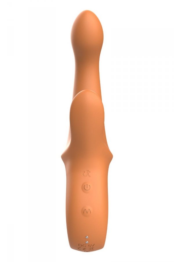 Dream Toys Glam Duo Vibrator - wibrator króliczek (żółty)