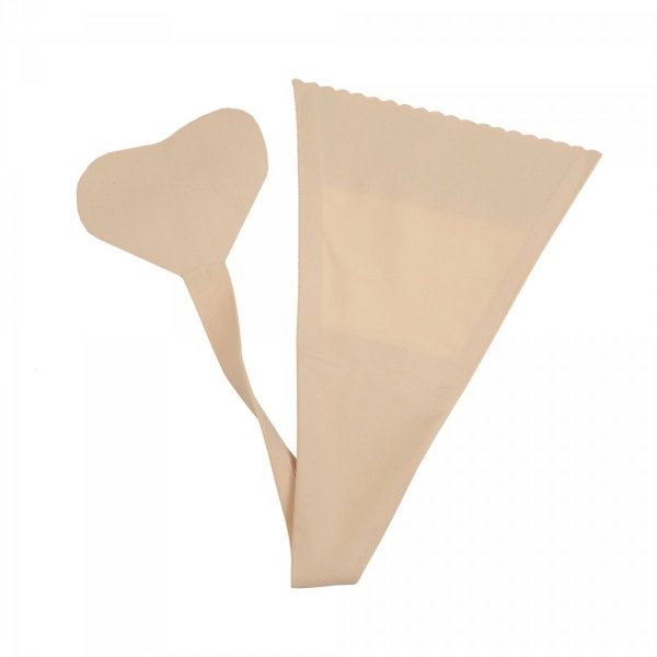 Bye Bra Adhesive Thong Nude One Size - samoprzylepne stringi (cieliste)