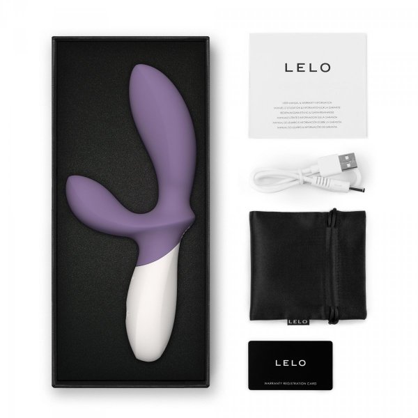 LELO LOKI Wave 2 - Wibrator Ekskluzywny (fioletowy) 