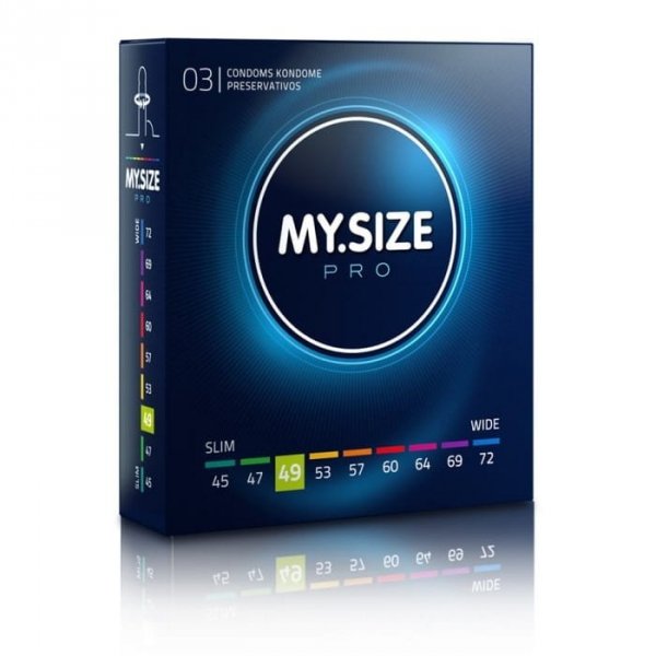 MY.SIZE Pro 49 mm - Prezerwatywy (1op./3szt.)