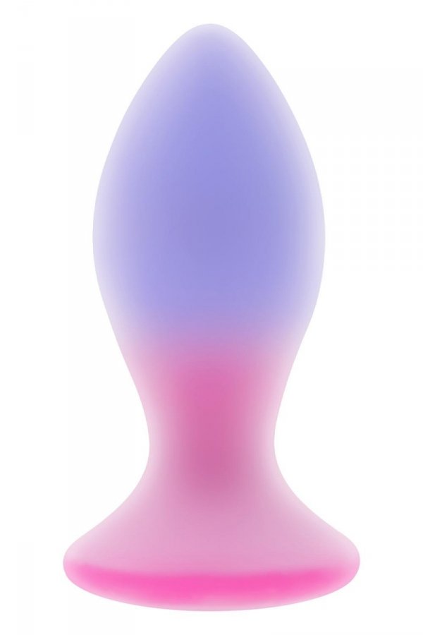 Evolved Paradise Plug - korek analny z wibracjami (różowy/niebieski)