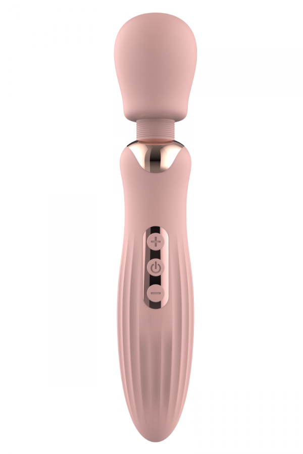 Dream Toys GLAM LARGE WAND VIBRATOR - masażer do ciała (różowy)