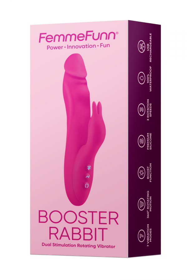 FEMMEFUNN BOOSTER RABBIT PINK - wibrator króliczek (różowy)