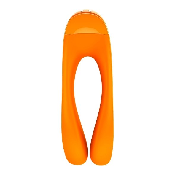 Satisfyer Candy Cane - wibrator na palec (pomarańczowy)