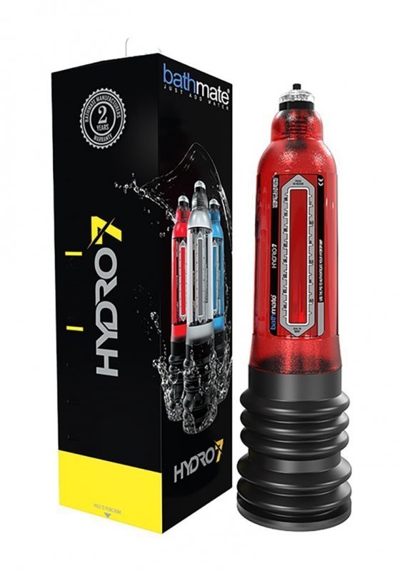 Bathmate Hydro7 - pompka do penisa (czerwony)