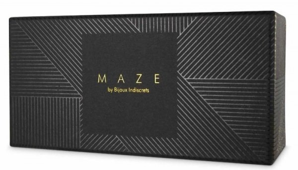 Bijoux Indiscrets - wąskie kajdanki erotyczne MAZE, czarne