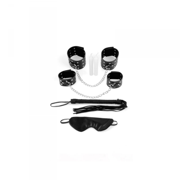 Fetish Fantasy Zestaw BDSM Series Chains of Love Bondage Kit (czarny)