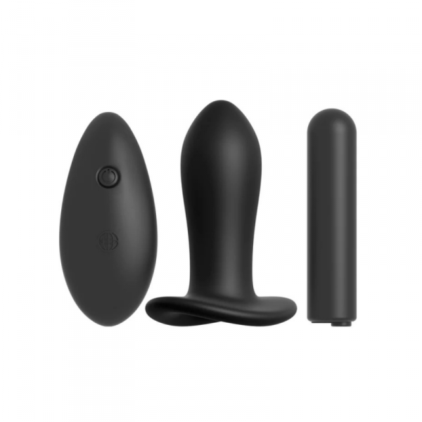 Fetish Fantasy Wibrator Series Remote Control Fantasy Panty - pantalony z wibracją (czarny) 