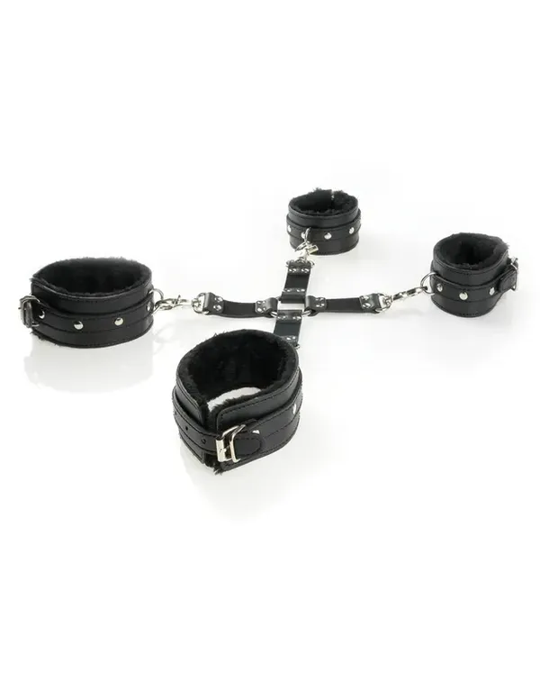 Fetish Fantasy Uprząż Series Limited Edition Cumfy Hogtie (czarny)