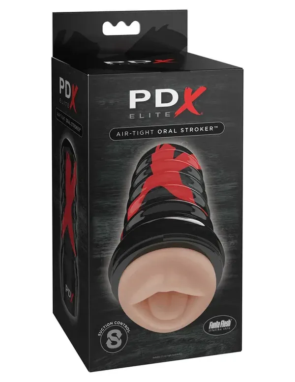 PDX Elite Masturbator Air Tight Oral Stroker Light (masturbator (cielisty)