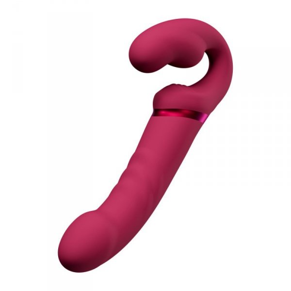 Lovense Lapis - podwójny strap-on (czerwony)