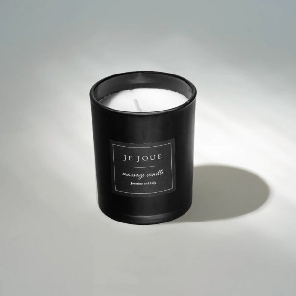 Je Joue Luxury Massage Candle Jasmine &amp; Lily - świeca do masażu (czarny)
