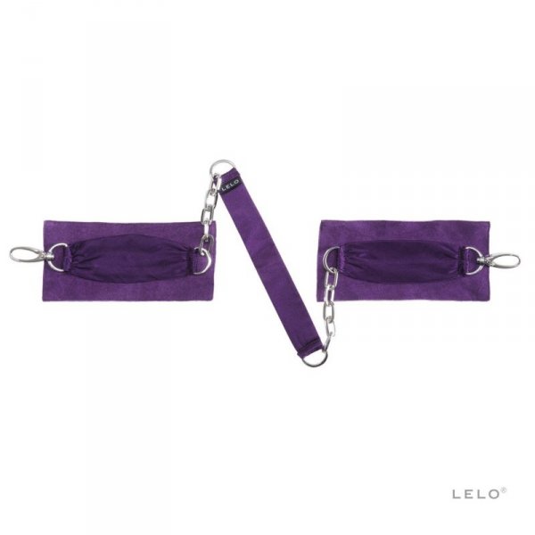 LELO - sex kajdanki szerokie Sutra, fioletowe