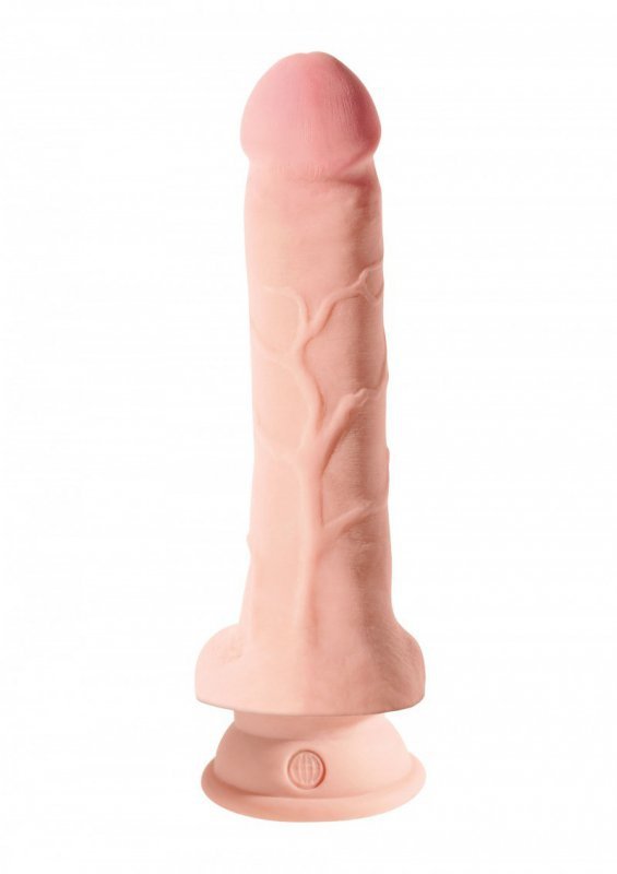 King Cock dildo - Plus 8'' Triple Density Cock with Balls sztuczny penis (cielisty)