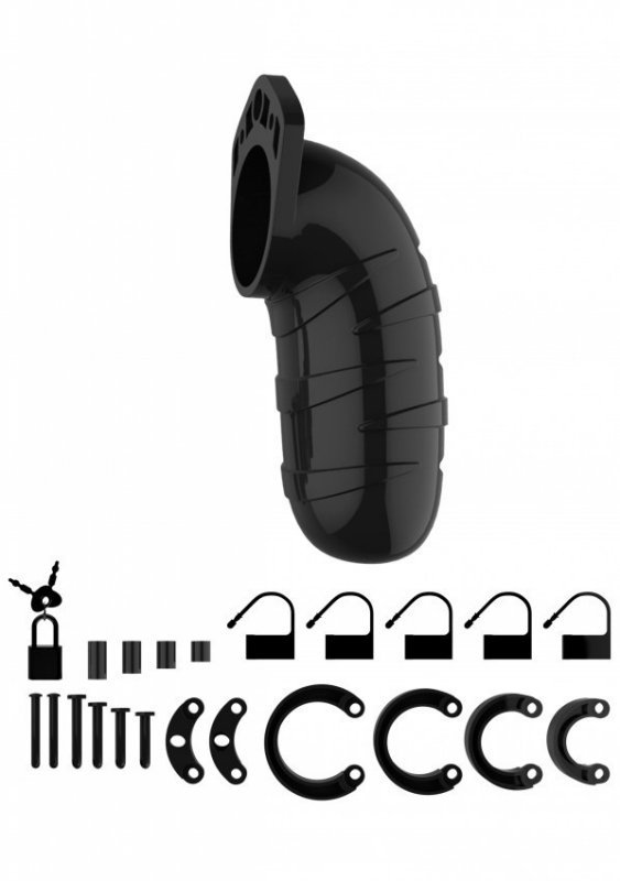 ManCage Model 05 Chastity 5.5'' Cock Cage - męski pas cnoty (czarny)