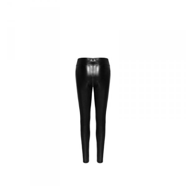 Noir Handmade F274 Snake wetlook leggings with zipper S