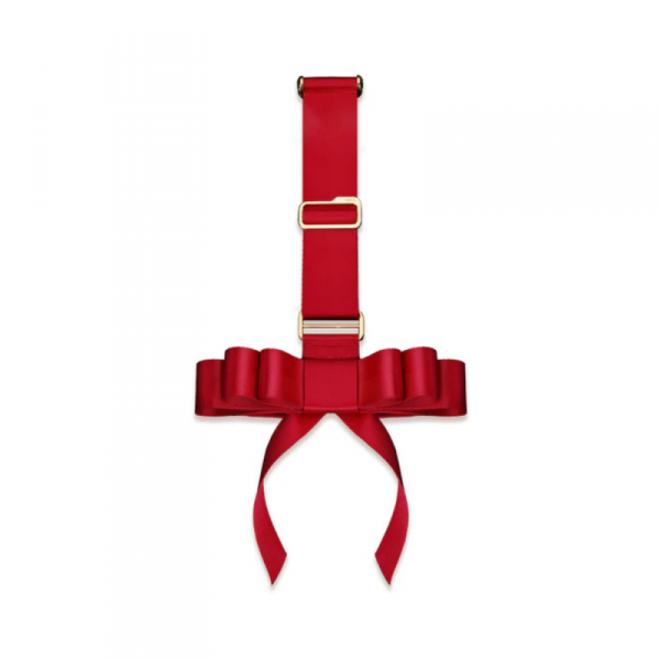 Upko Portable Bowknot Over-the-door Hand Restraint Gear (czerwony)