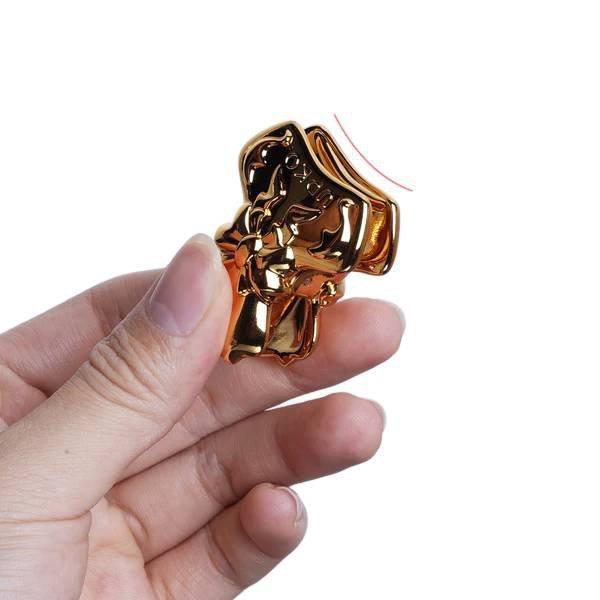 Upko klamerki na sutki Bowknot Binder Clip Style Nipple Clamps (miedziowy)