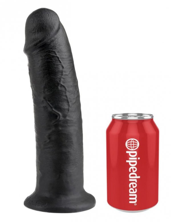 King Cock big dildo - 10'' Cock sztuczny penis (czarny)