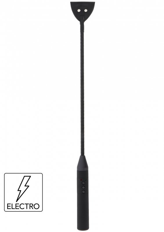 Hidden Desire Extreme Electro Riding Crop (czarny)
