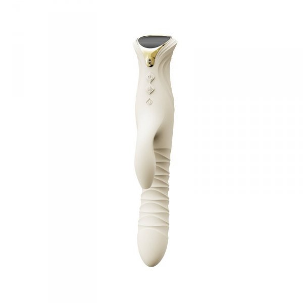  Zalo Mose 2 Ivory White - Wibrator króliczek (biały)