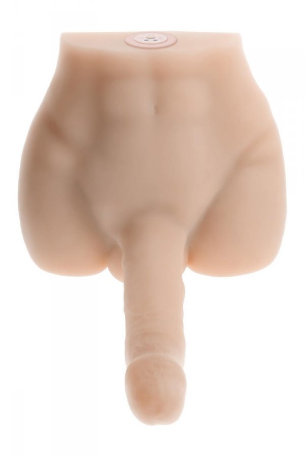 Evolved Torso Easy Rider light - dildo/pulsator (cielisty)