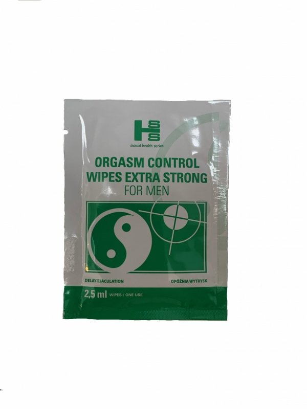 Orgasm Control Wipes 6 sztuk - chusteczki opóźniające wytrysk