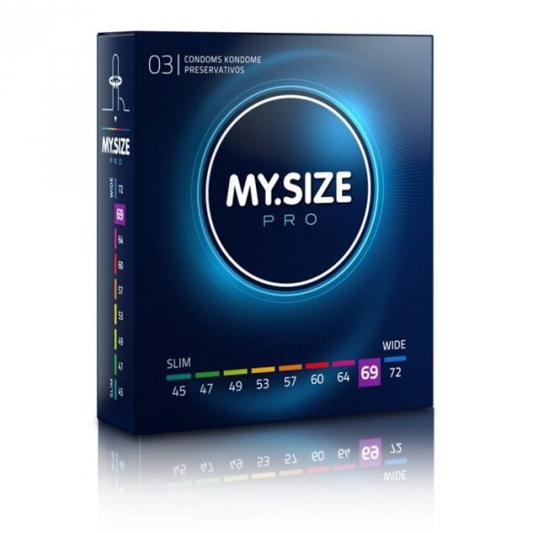 MY.SIZE Pro 69 mm - Prezerwatywy (1op./3szt.)