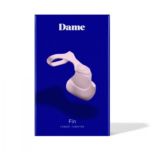 Dame Fin Finger Vibrator Quartz - wibrator na palec (różowy)