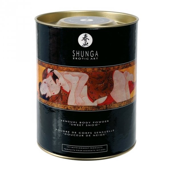 Shunga Sensual Body Powder - jadalny puder do ciała (malina)