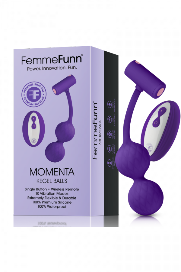 FEMMEFUNN MOMENTA KEGEL BALLS PURPLE - kulki gejszy (fioletowy)