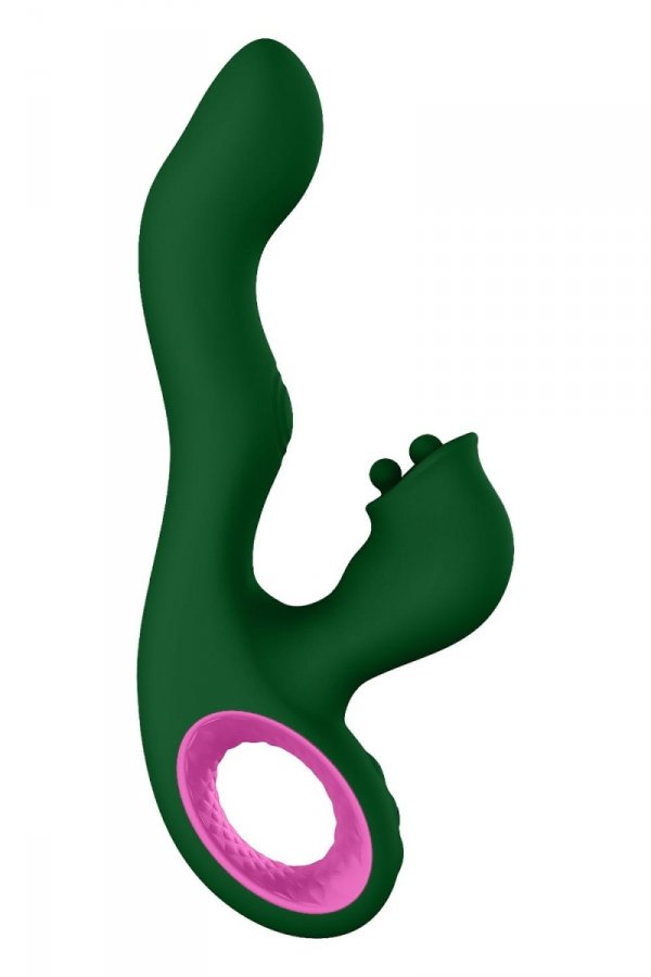 FemmeFun Pallina Dark Green - wibrator króliczek (zielony)