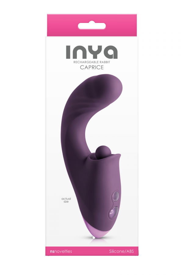 Ns Novelties INYA CAPRICE PURPLE - wibrator króliczek (fioletowy)