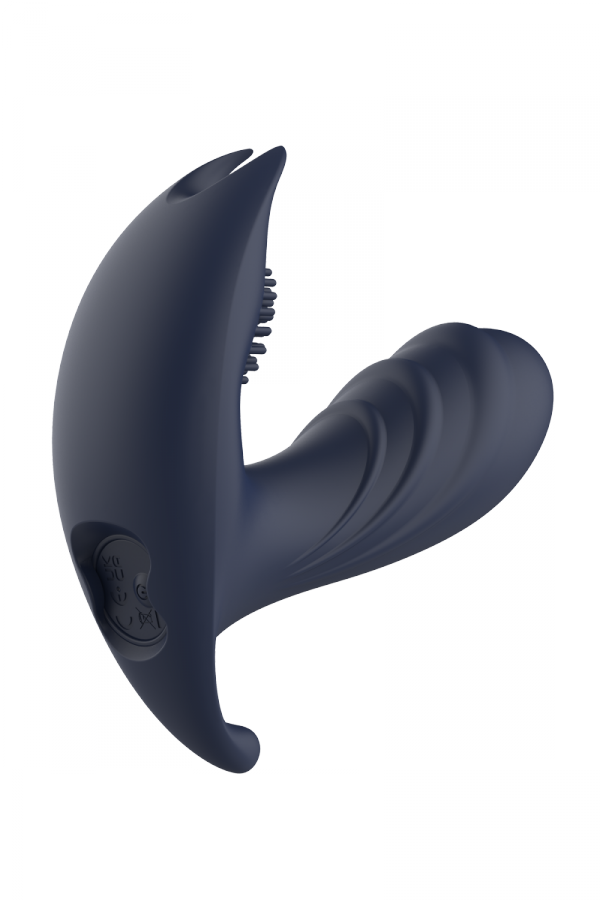 Dream Toys StarTroopers Atomic Prostate Massager with Remote - masażer prostaty (granatowy)
