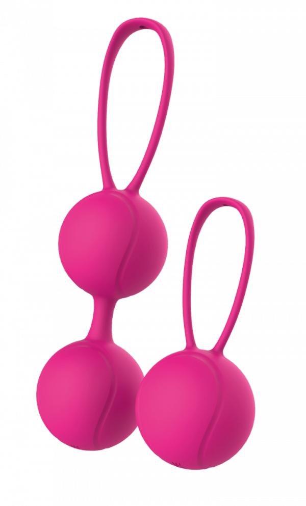 Dream Toys Pleasure Balls &amp; Eggs Duo Ball Set - kulki gejszy (fioletowy)