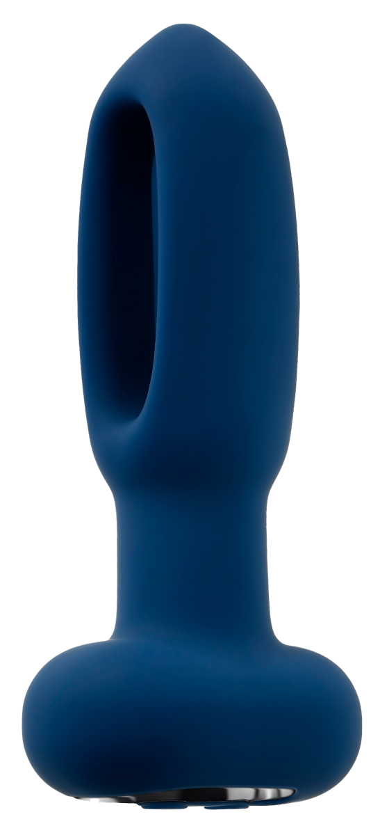 Evolved The Flapper Vibrating Anal Plug - korek analny z wibracjami (niebieski)