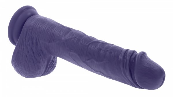 Evolved Pleasure Rider - dildo z wibracjami (fioletowy)