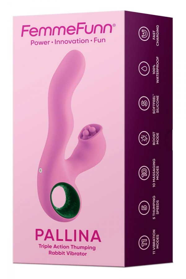 FemmeFun Pallina Pink - wibrator króliczek (różowy)
