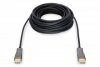DIGITUS KABEL POŁĄCZENIOWY HYBRYDOWY AOC HDMI 2.0 PREMIUM HIGH SPEED 4K60HZ UHD HDMI A/HDMI A M/M CZARNY 20M AK-330125-200-S